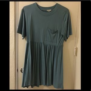 Aqua T-shirt dress in size M